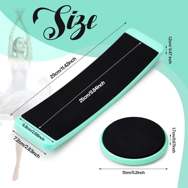 Motionchic 2 Pcs Portable Turning Board Figure Ice Skating Spinner for Ballet Dancers Ice Skaters Gymnasts Cheerleaders Training Improving Balance Pirouette Equipment - Image 2
